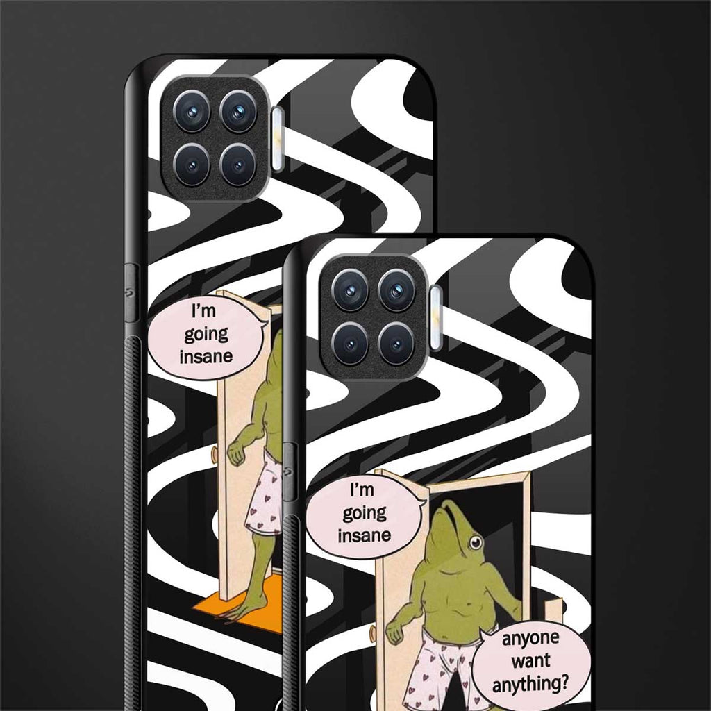 going insane glass case for oppo f17 image-2