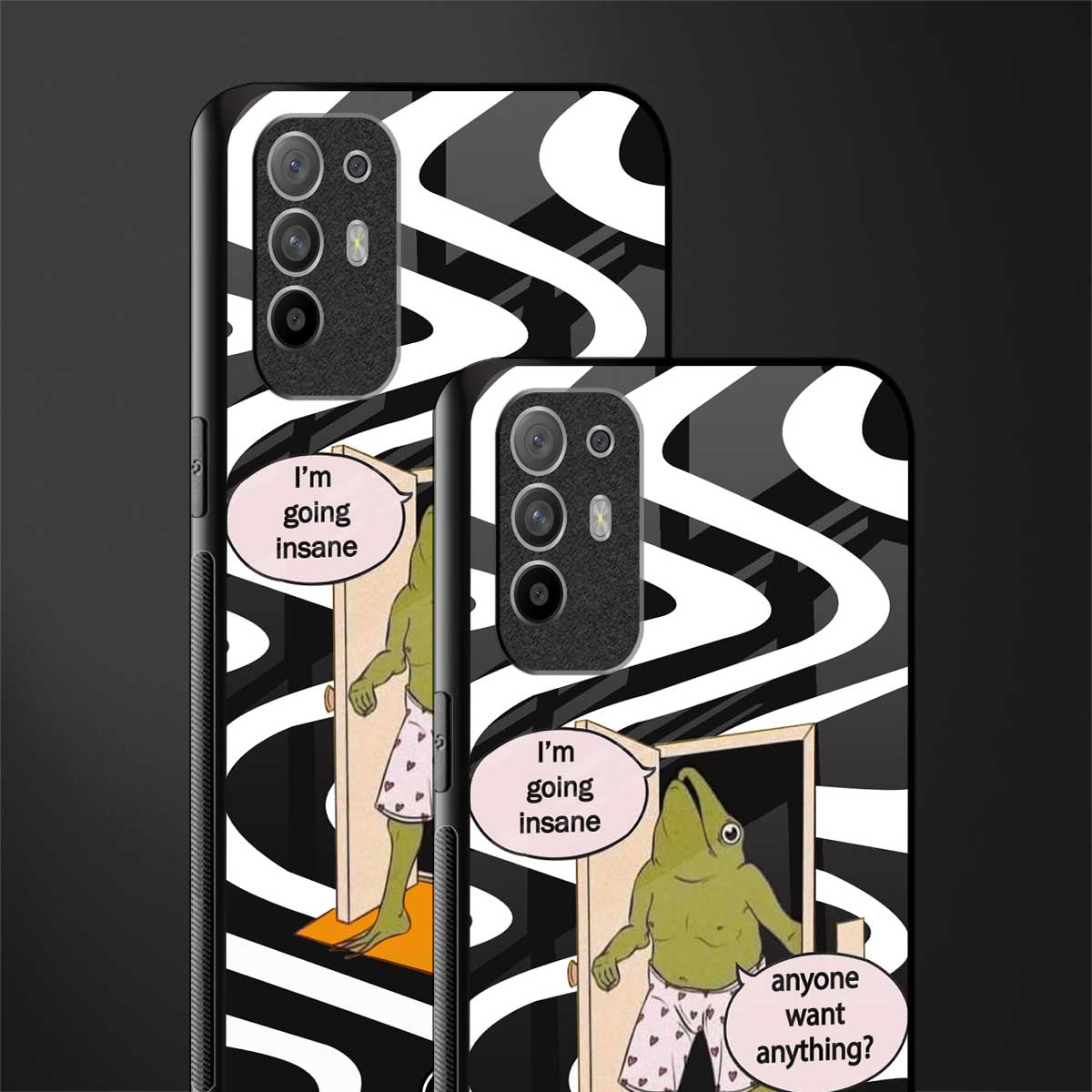 going insane glass case for oppo f19 pro plus image-2