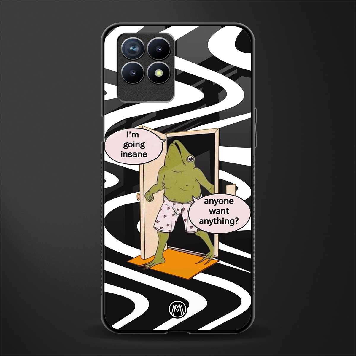 going insane glass case for realme 8i image