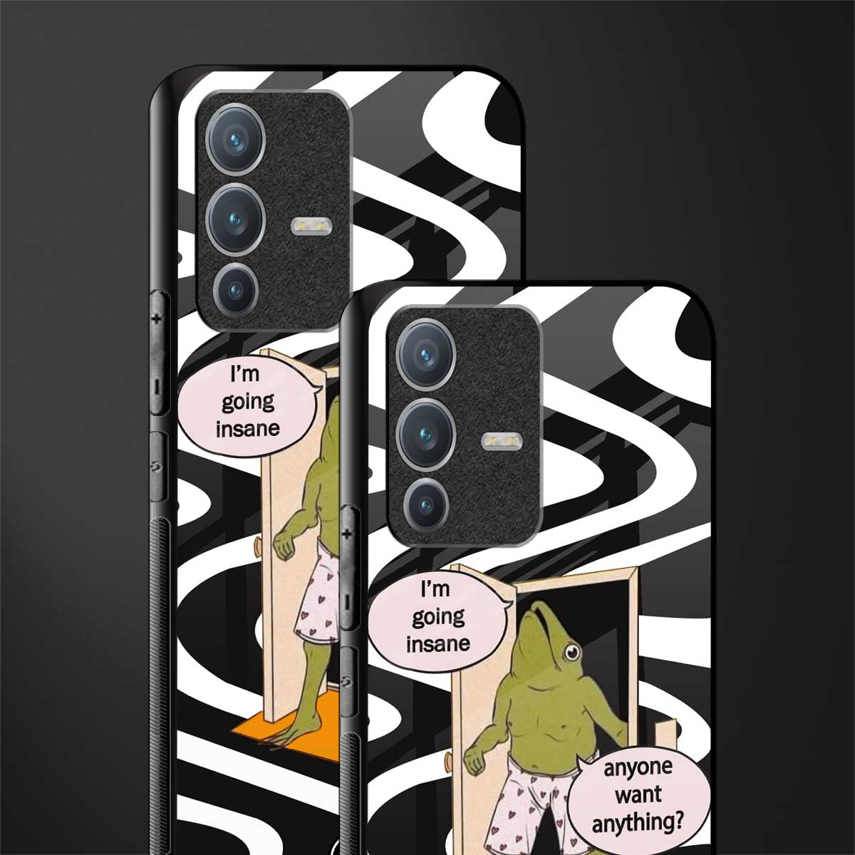 going insane glass case for vivo v23 pro 5g image-2