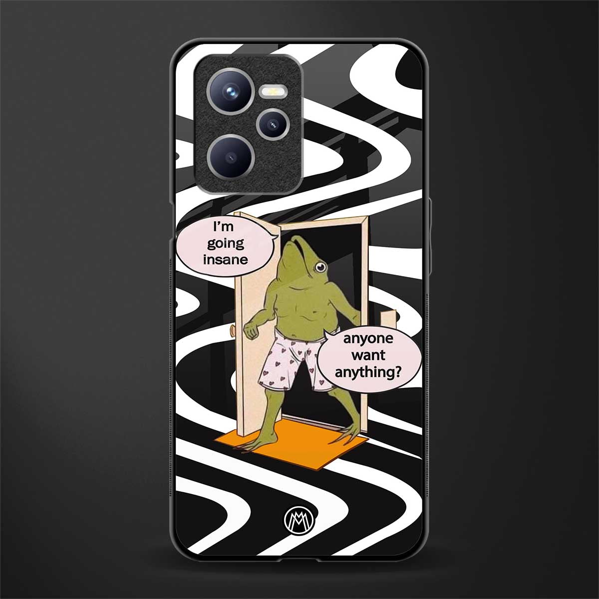 going insane glass case for realme c35 image