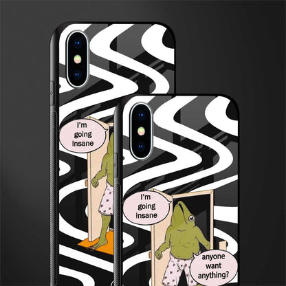 going insane glass case for iphone xs image-2