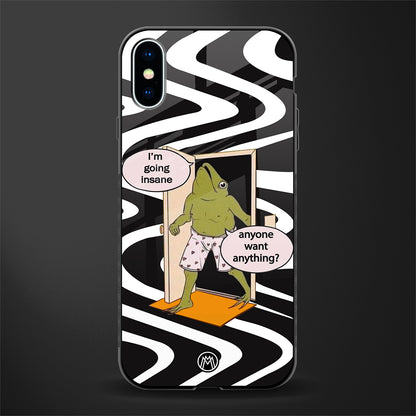 going insane glass case for iphone xs image