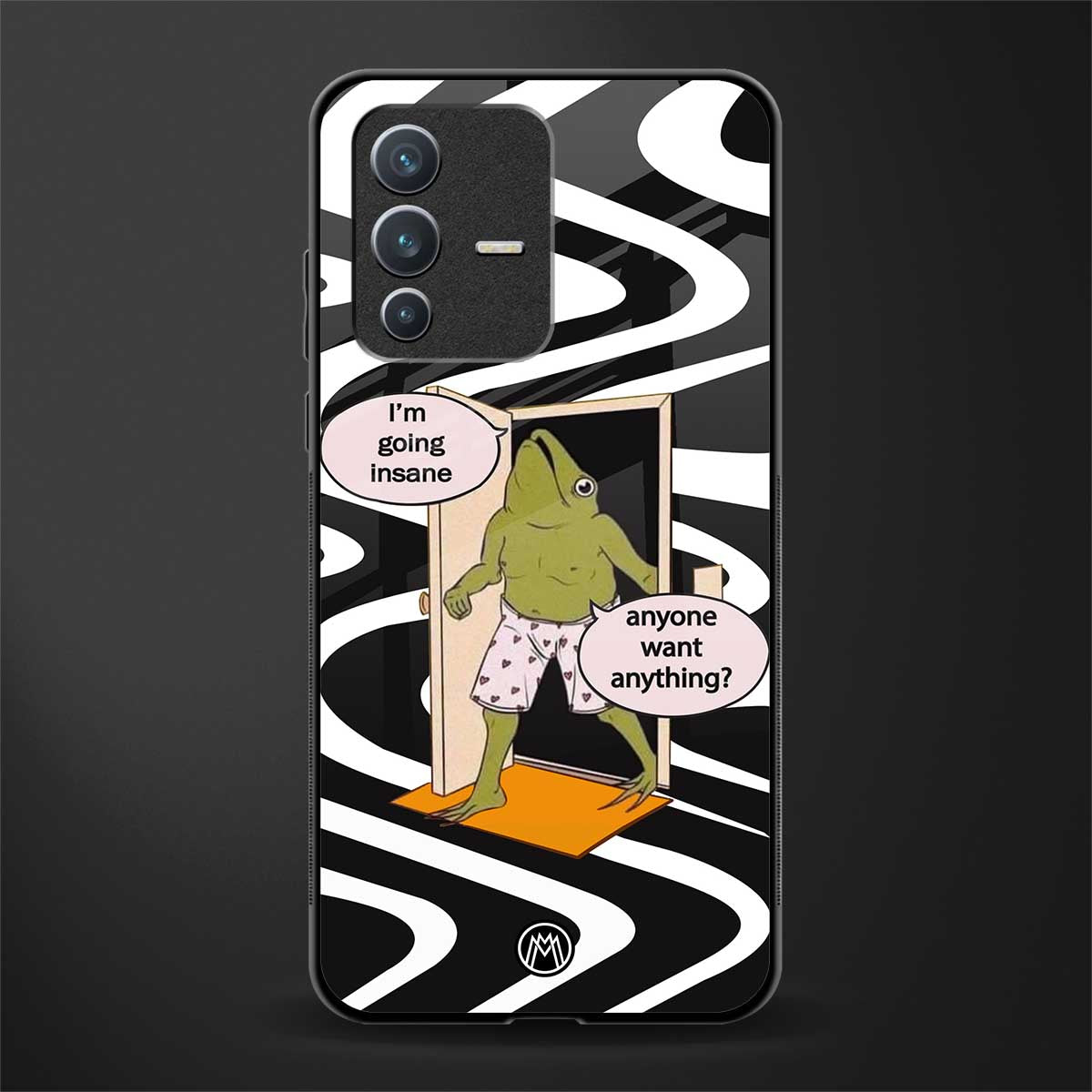 going insane glass case for vivo v23 5g image