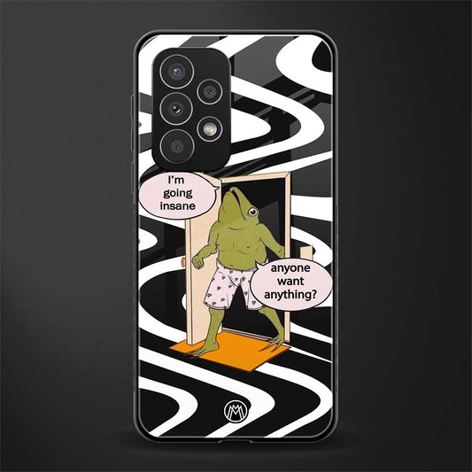 going insane back phone cover | glass case for samsung galaxy a73 5g