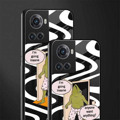 going insane back phone cover | glass case for oneplus 10r 5g