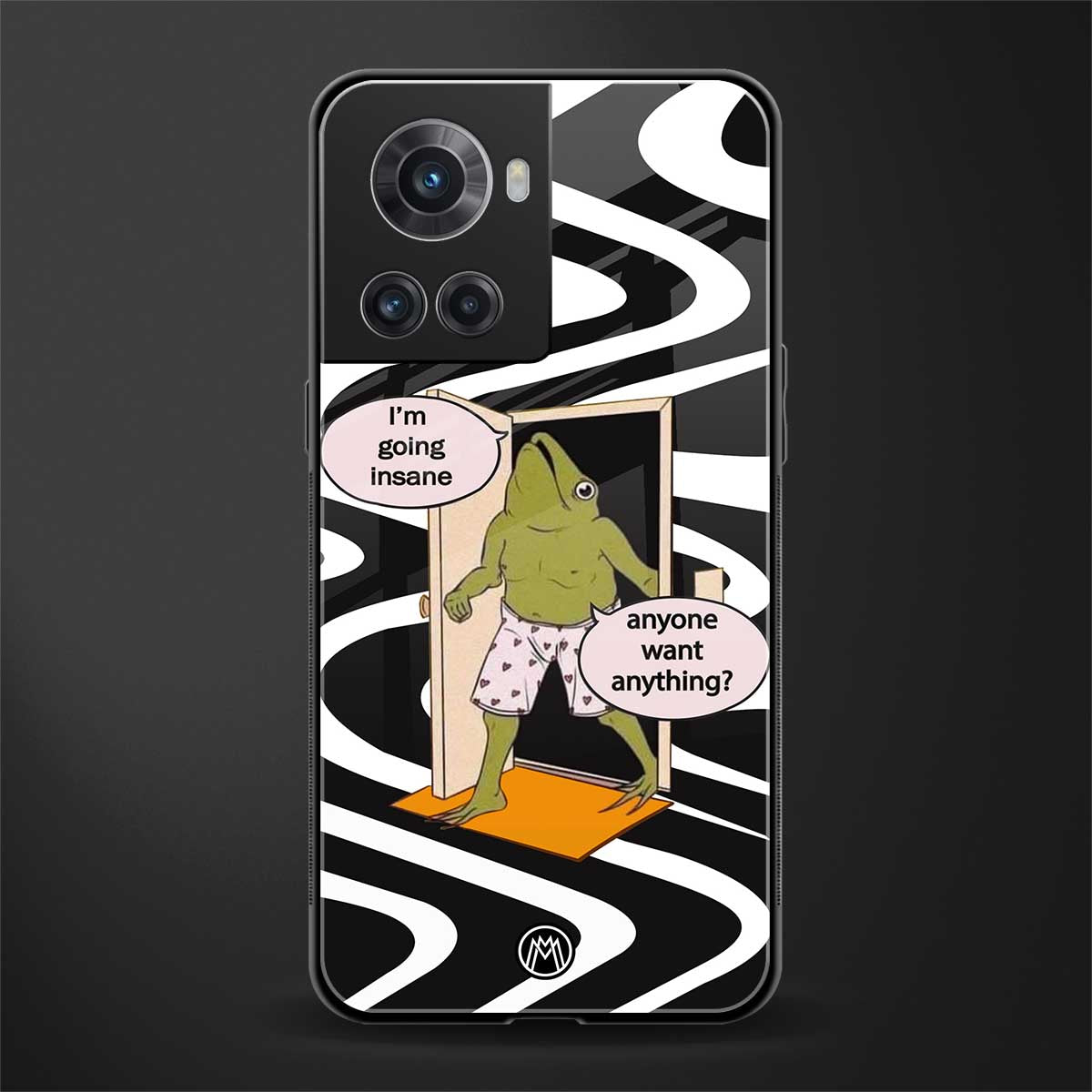 going insane back phone cover | glass case for oneplus 10r 5g
