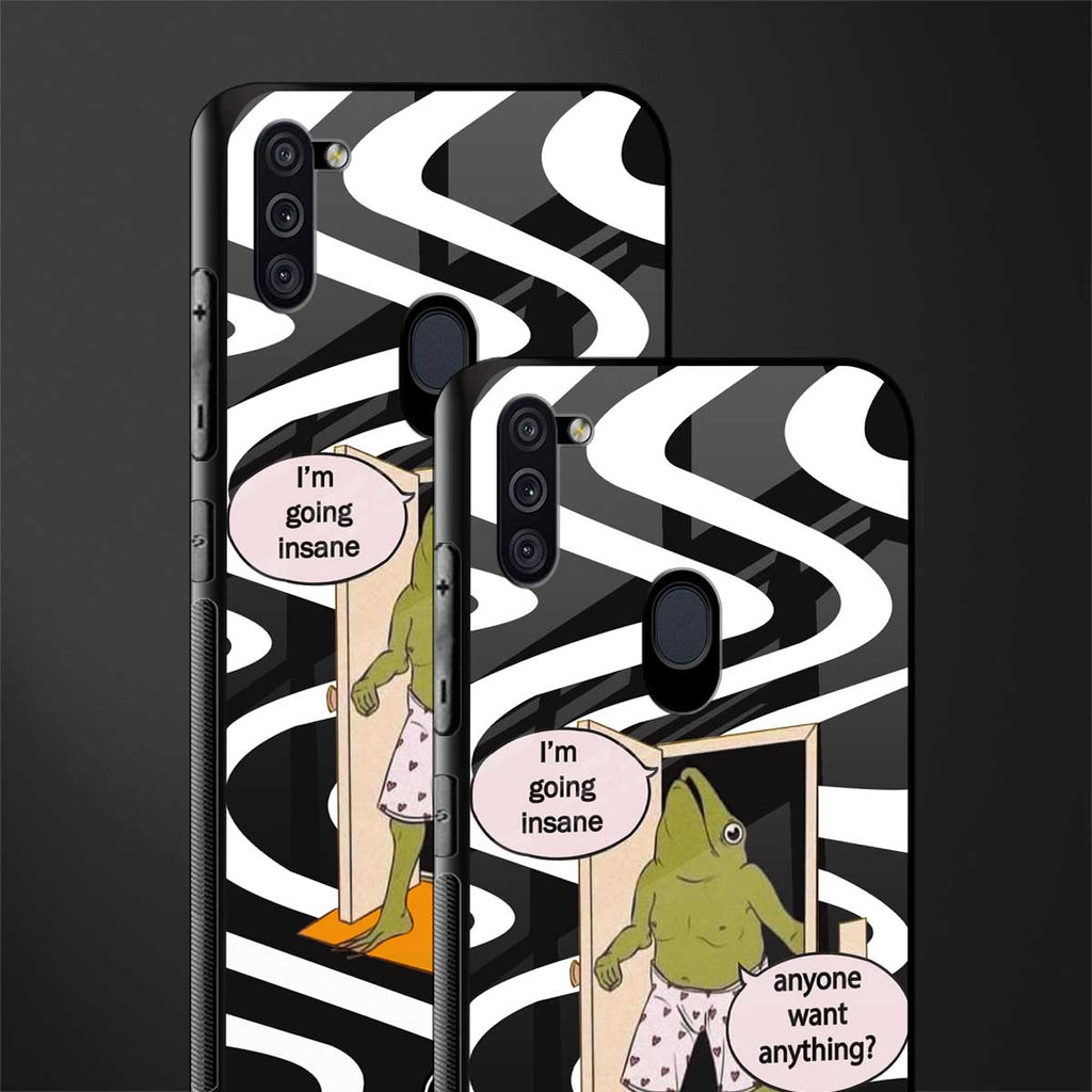going insane glass case for samsung a11 image-2
