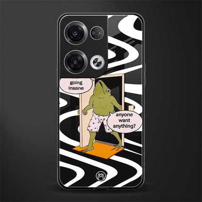 going insane back phone cover | glass case for oppo reno 8