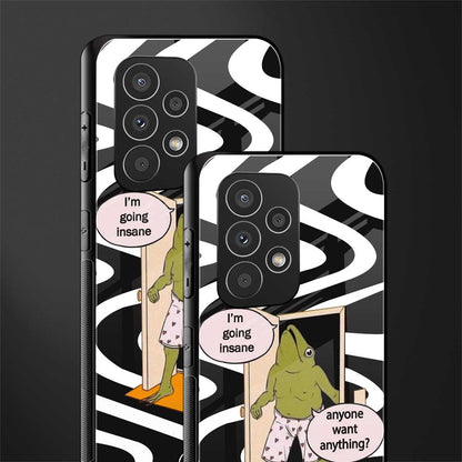 going insane back phone cover | glass case for samsung galaxy a33 5g