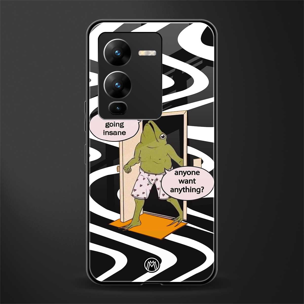 going insane back phone cover | glass case for vivo v25 pro 5g