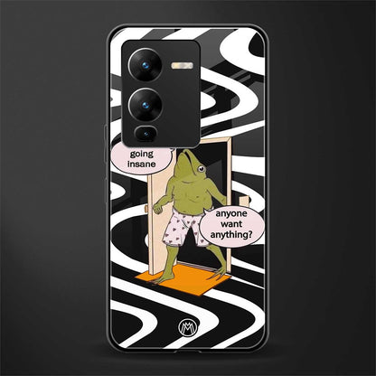 going insane back phone cover | glass case for vivo v25 pro 5g
