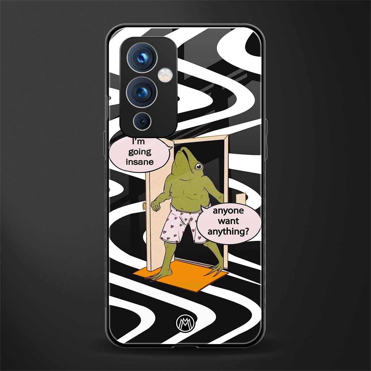 going insane back phone cover | glass case for oneplus 9