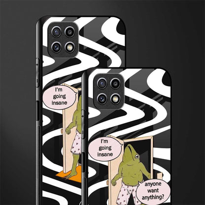 going insane back phone cover | glass case for samsung galaxy f42