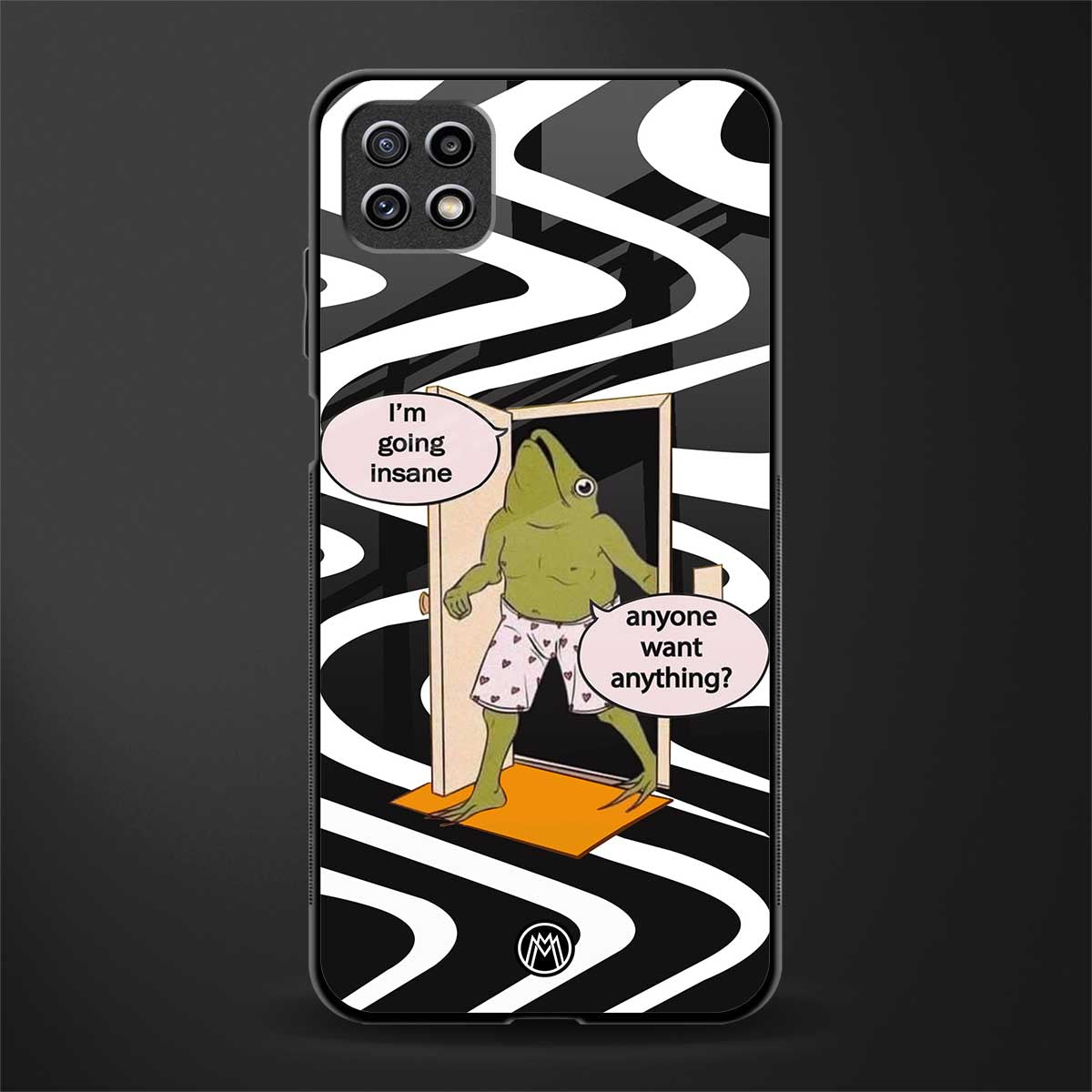 going insane back phone cover | glass case for samsung galaxy f42