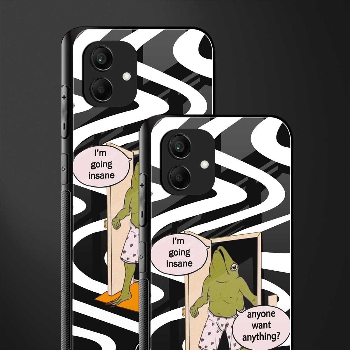 going insane back phone cover | glass case for samsung galaxy a04