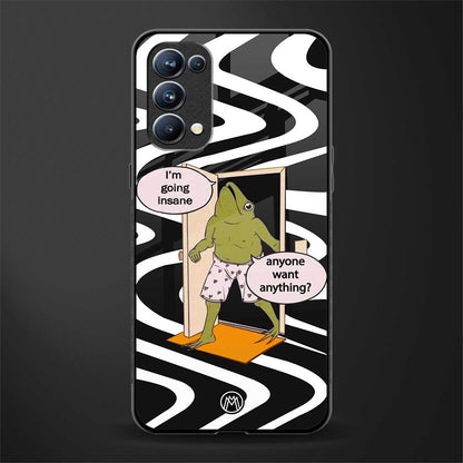 going insane back phone cover | glass case for oppo reno 5