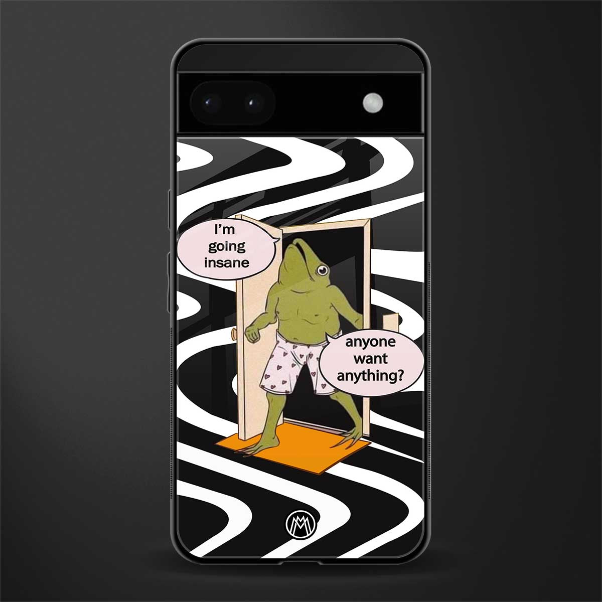 going insane back phone cover | glass case for google pixel 6a