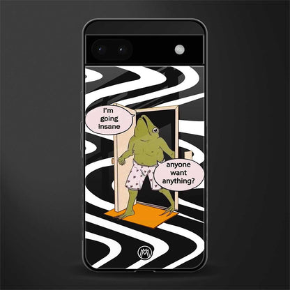 going insane back phone cover | glass case for google pixel 6a