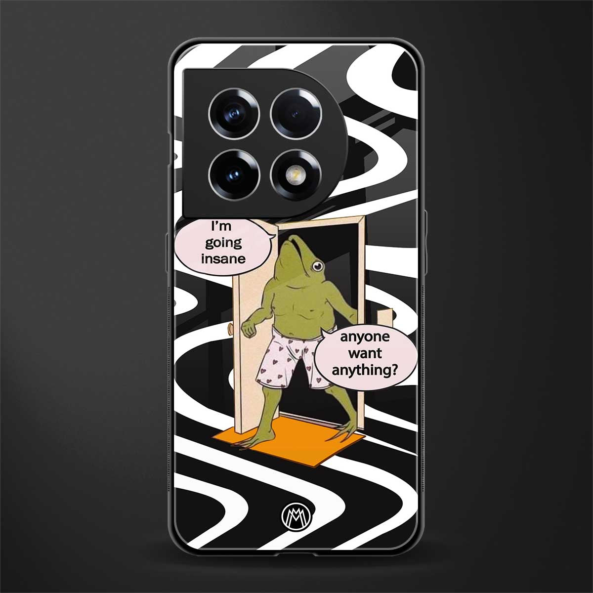 going insane back phone cover | glass case for oneplus 11