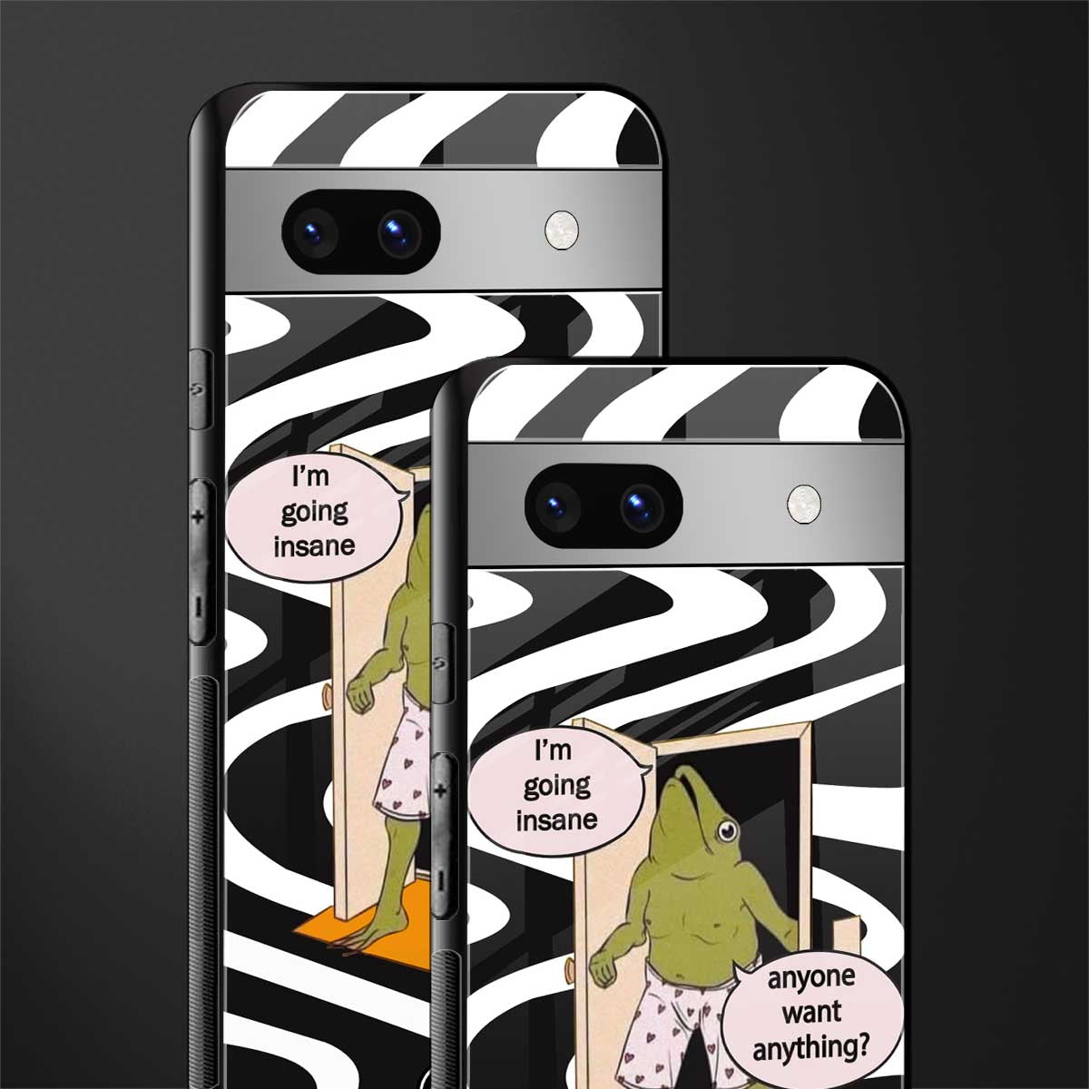 going insane back phone cover | glass case for Google Pixel 7A