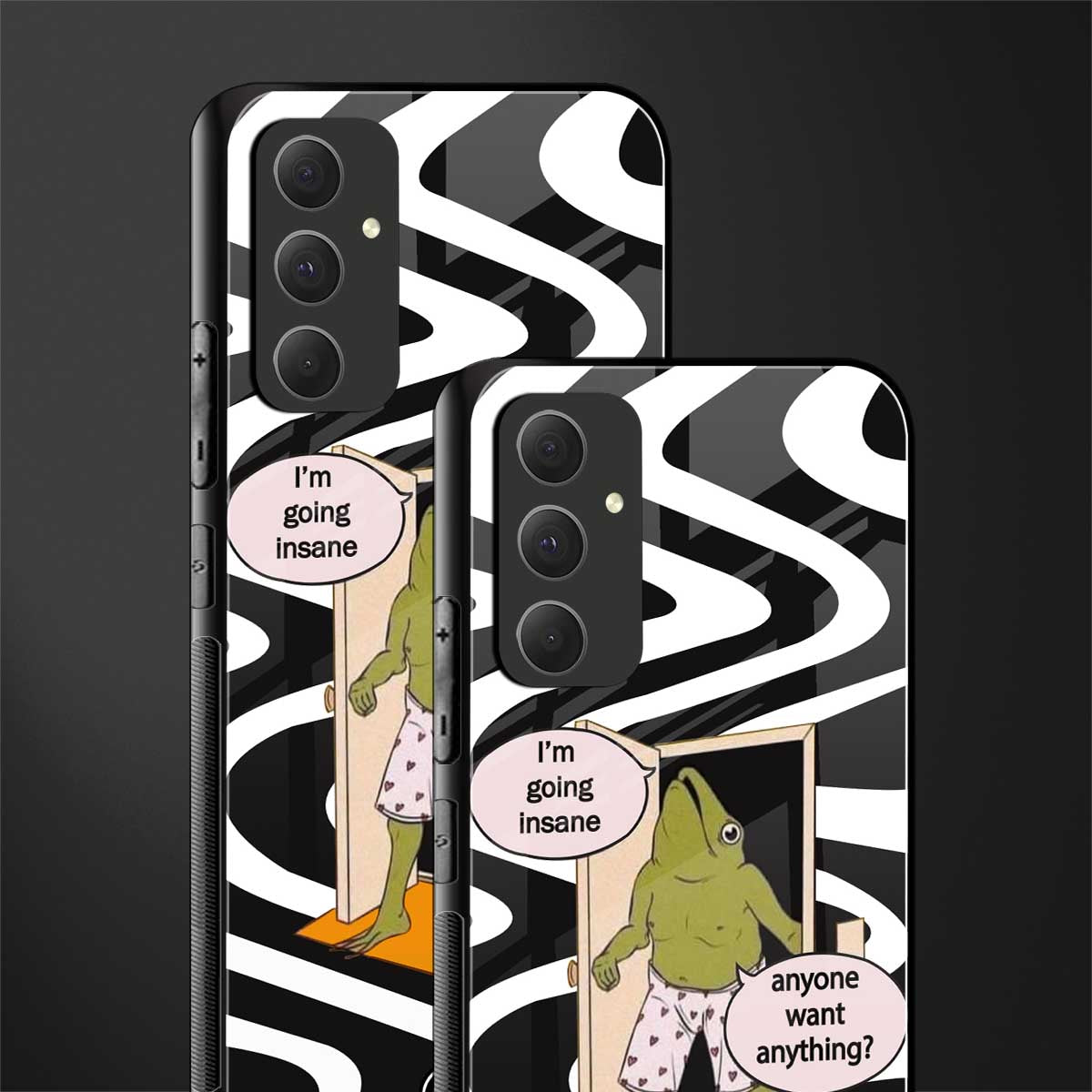 going insane back phone cover | glass case for samsung galaxy a54 5g