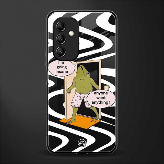 going insane back phone cover | glass case for samsung galaxy a14 5g