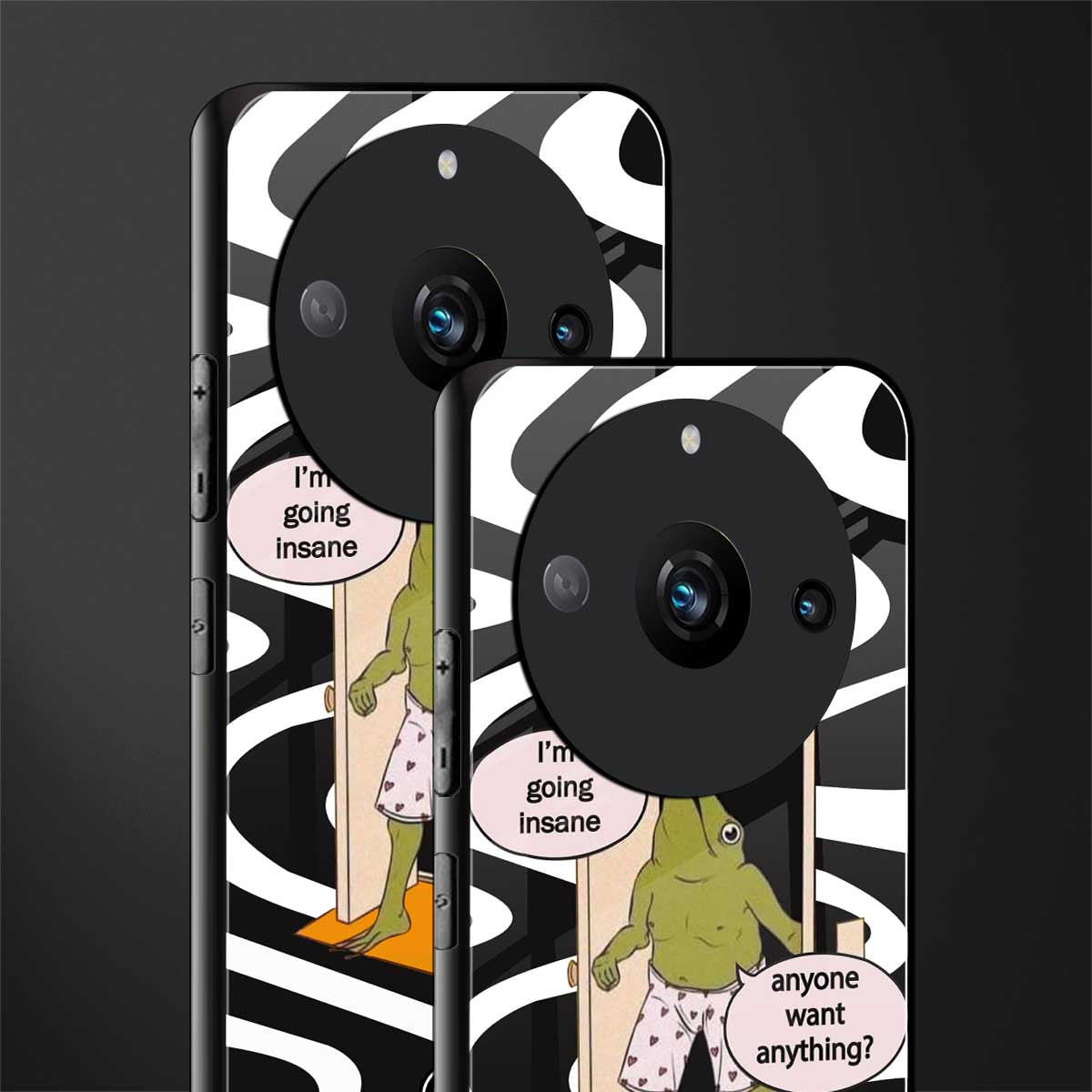 going insane back phone cover | glass case for realme 11 pro 5g