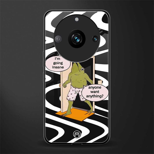 going insane back phone cover | glass case for realme 11 pro 5g
