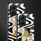 going insane back phone cover | glass case for realme c55