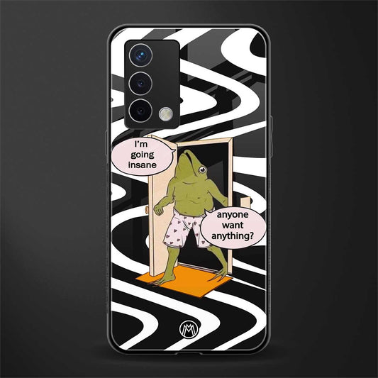 going insane back phone cover | glass case for oppo a74 4g