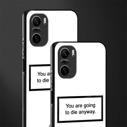 going to die white edition glass case for mi 11x 5g image-2