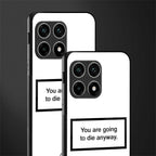 going to die white edition glass case for oneplus 10 pro 5g image-2
