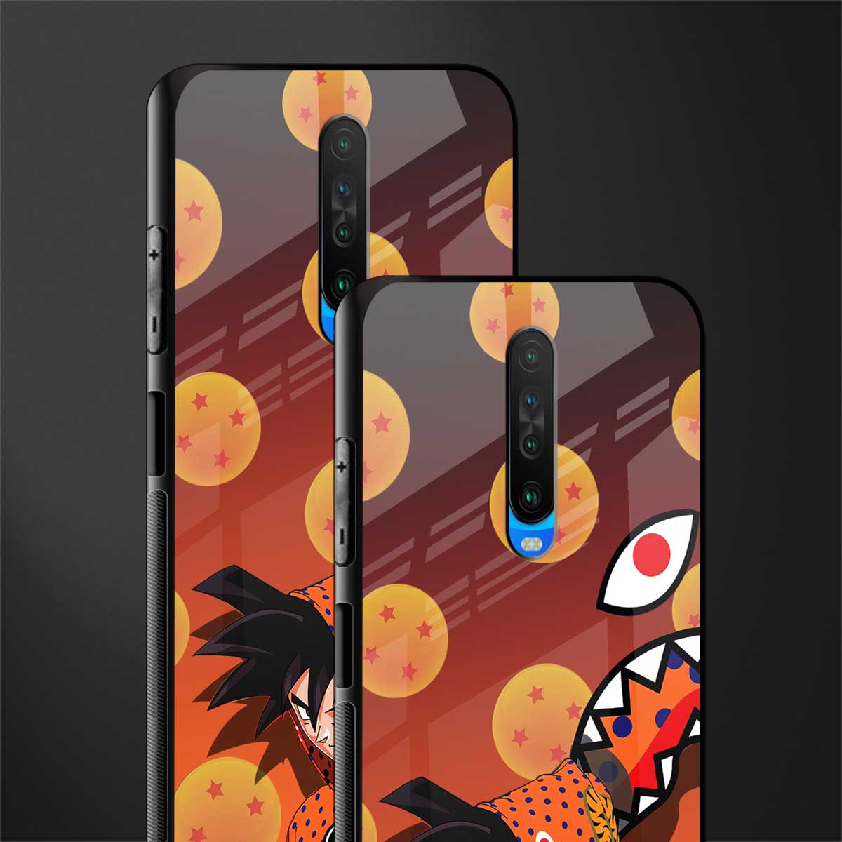 goku glass case for poco x2 image-2