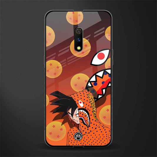 goku glass case for realme x image