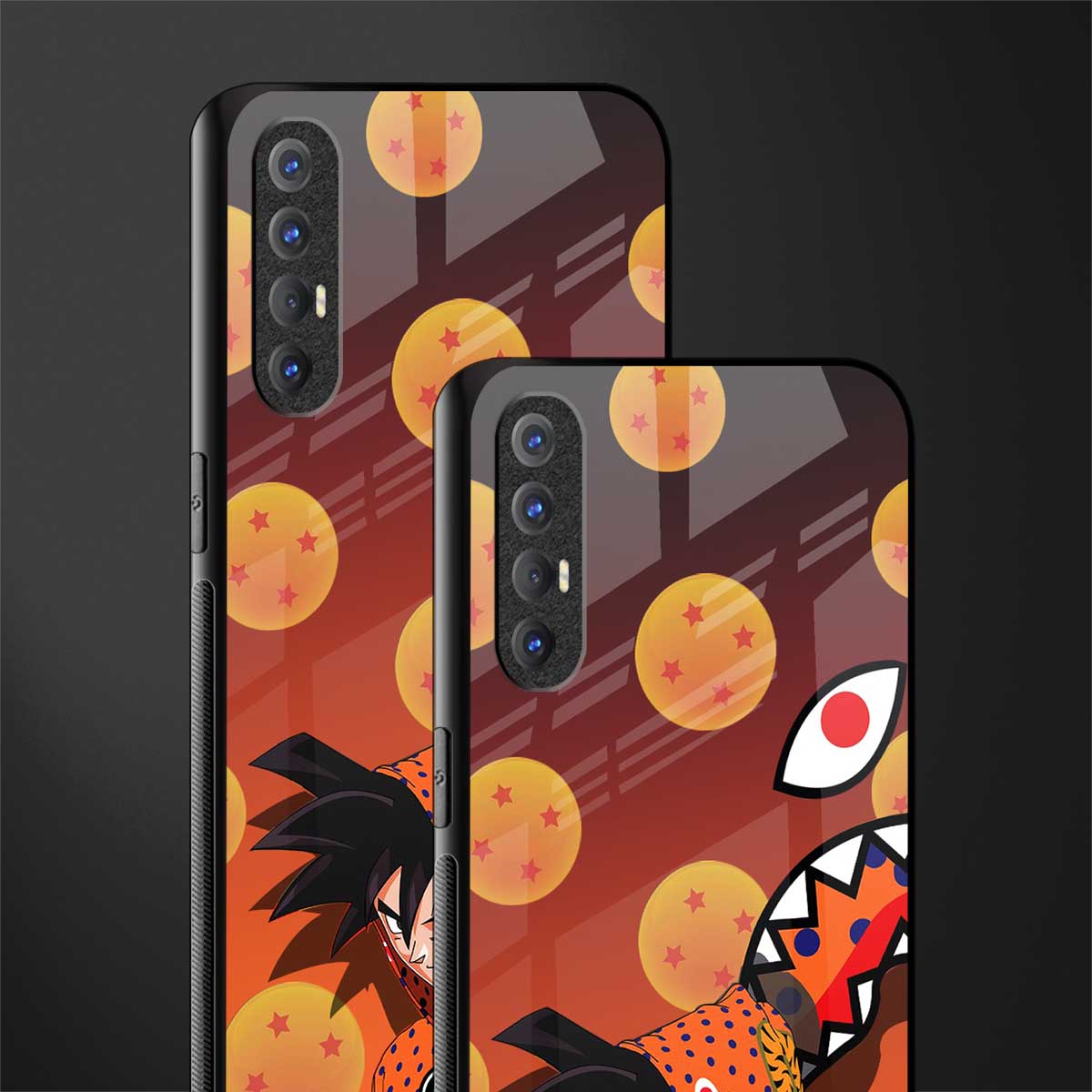 goku glass case for oppo reno 3 pro image-2