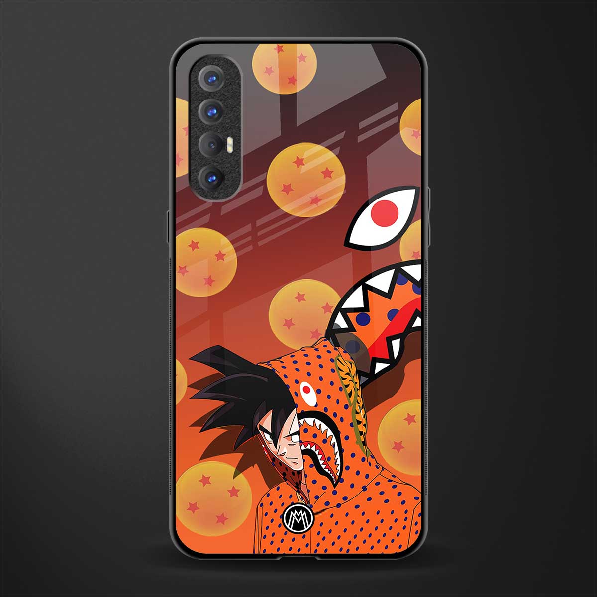 goku glass case for oppo reno 3 pro image