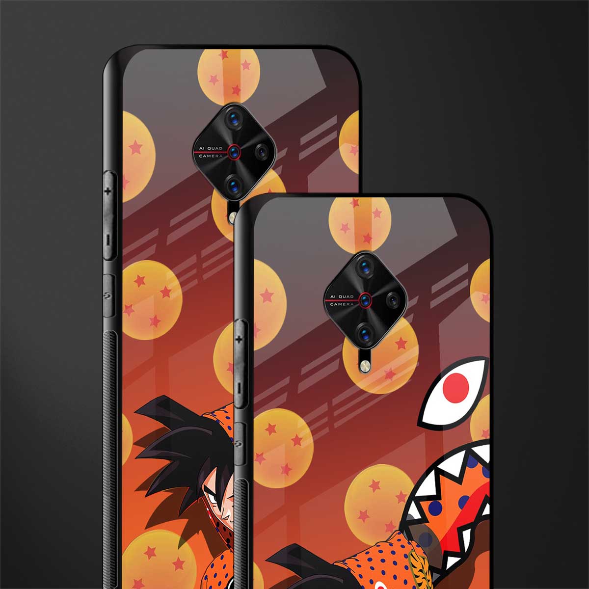 goku glass case for vivo s1 pro image-2