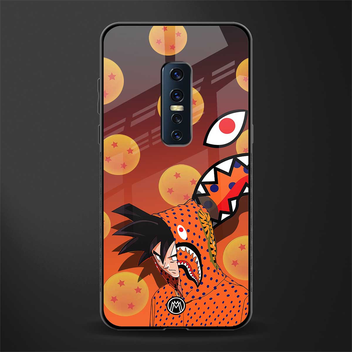 goku glass case for vivo v17 pro image