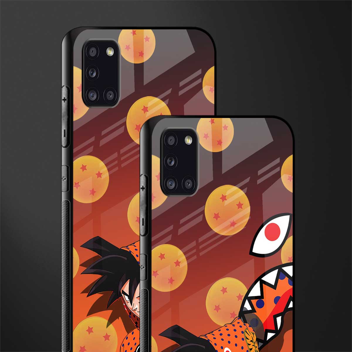 goku glass case for samsung galaxy a31 image-2