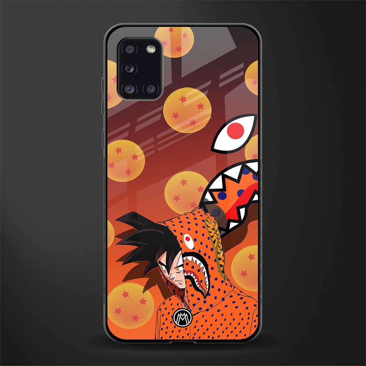 goku glass case for samsung galaxy a31 image