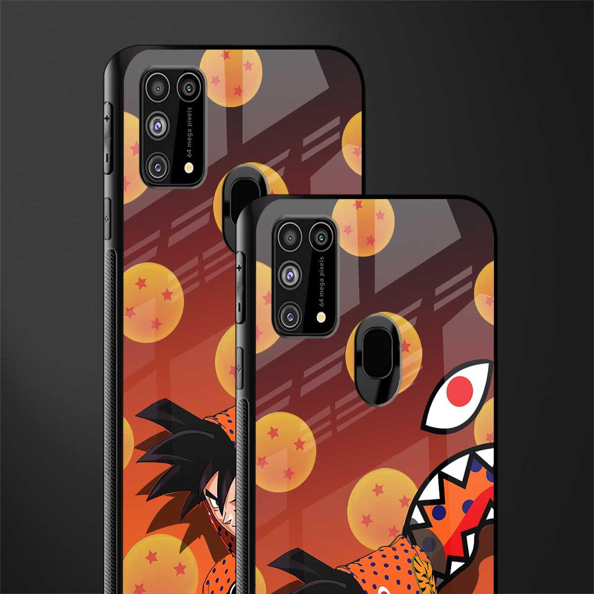 goku glass case for samsung galaxy f41 image-2