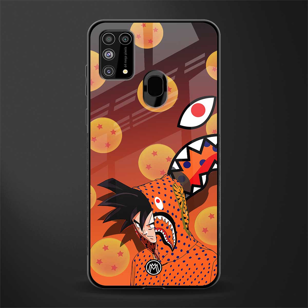 goku glass case for samsung galaxy f41 image