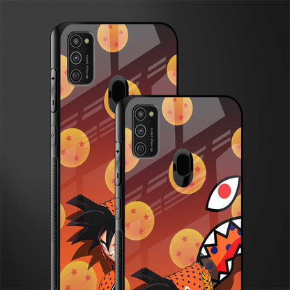 goku glass case for samsung galaxy m21 image-2