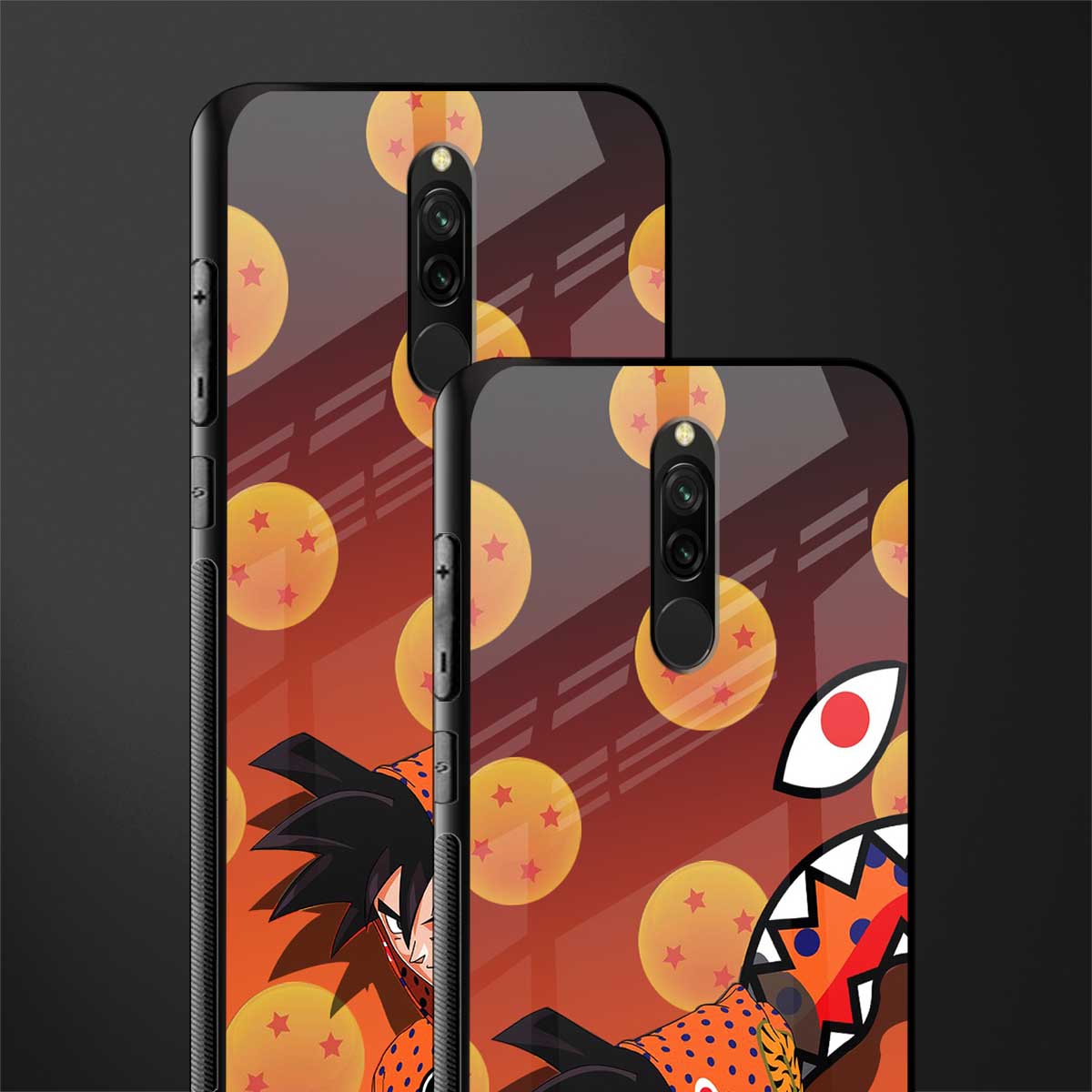 goku glass case for redmi 8 image-2