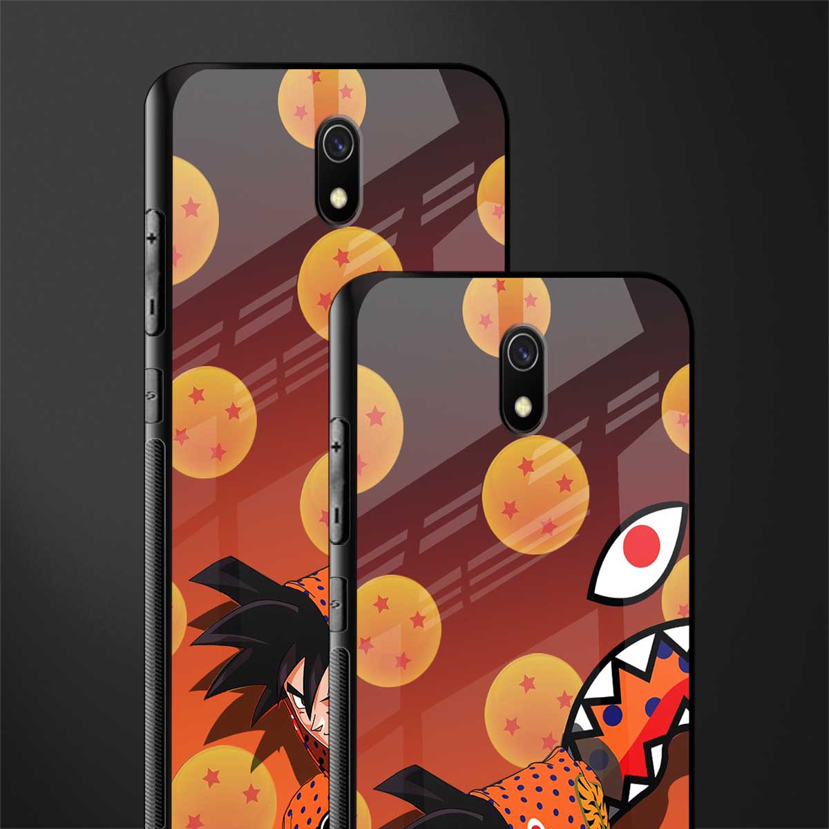 goku glass case for redmi 8a image-2