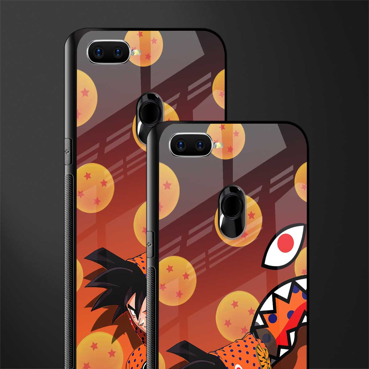 goku glass case for oppo a7 image-2