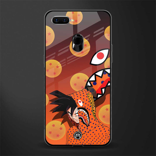 goku glass case for oppo a7 image
