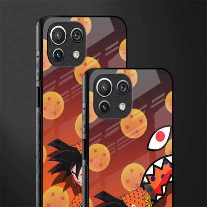 goku glass case for mi 11 lite image-2
