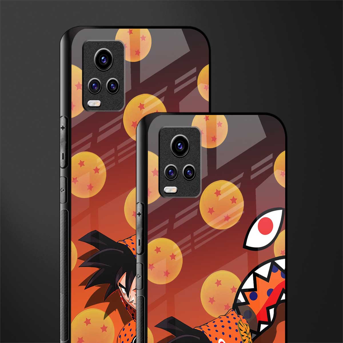 goku back phone cover | glass case for vivo y73